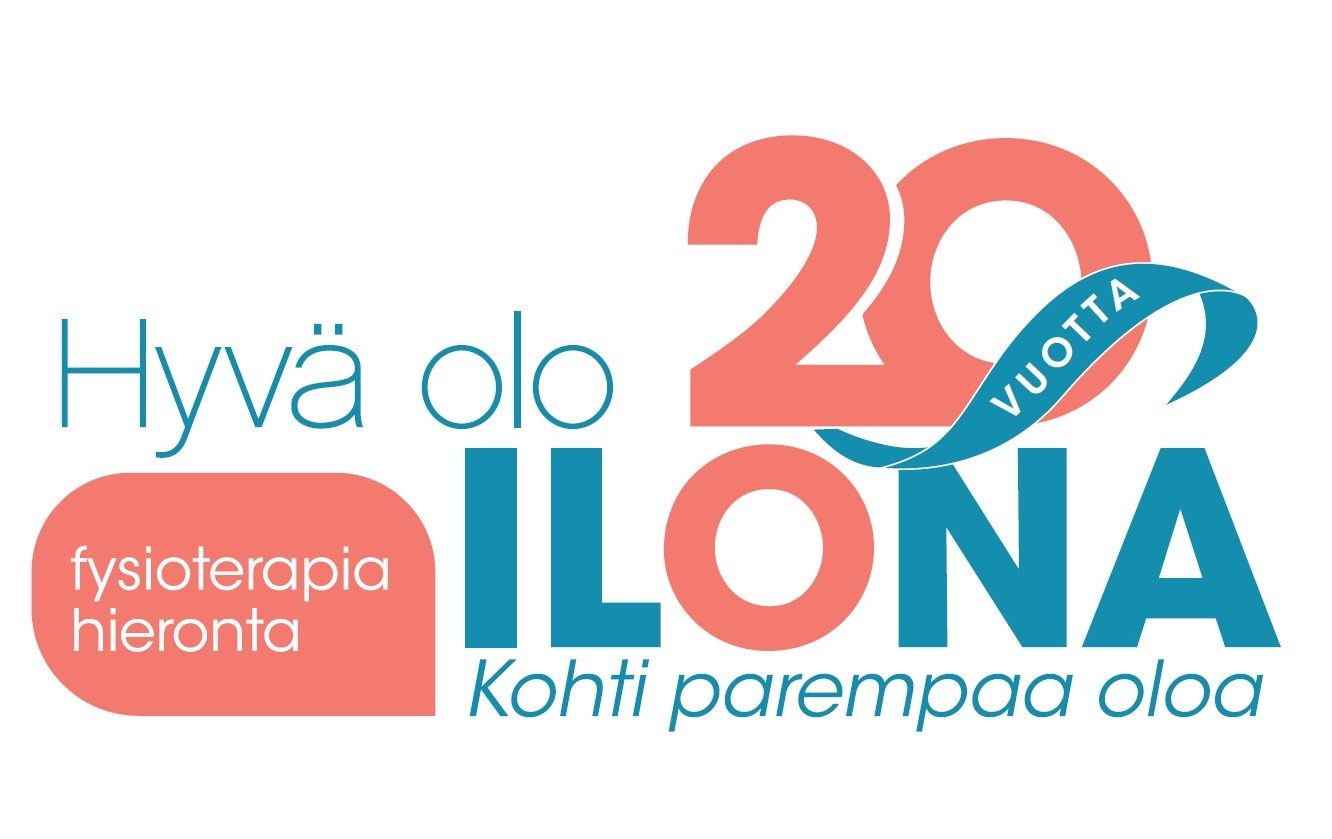 Hyvä Olo Ilona 20 vuotta -logo